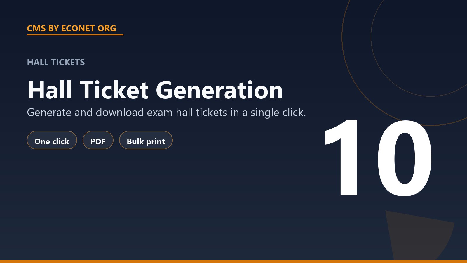 Hall Ticket Generation
