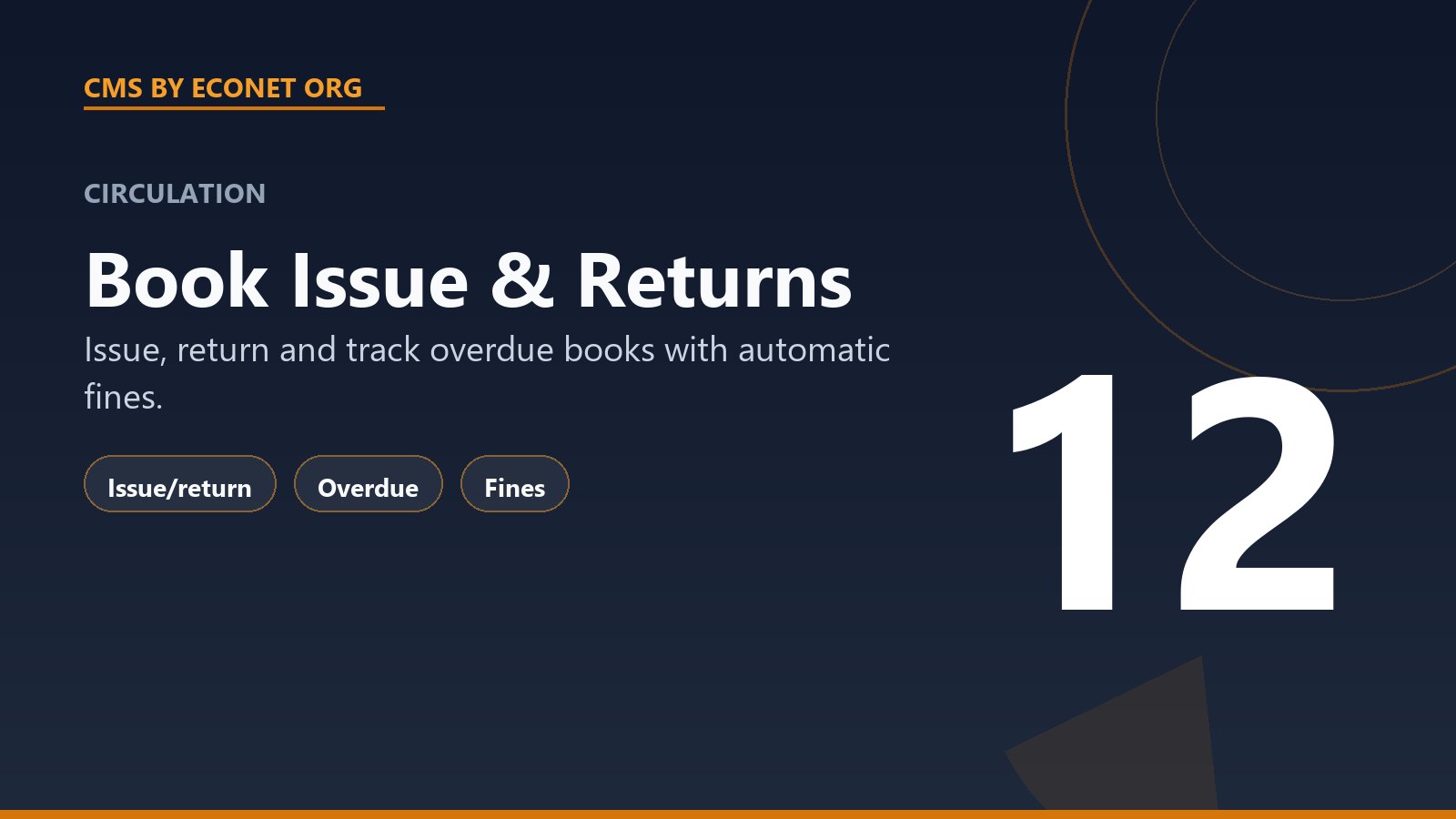 Book Issue & Returns