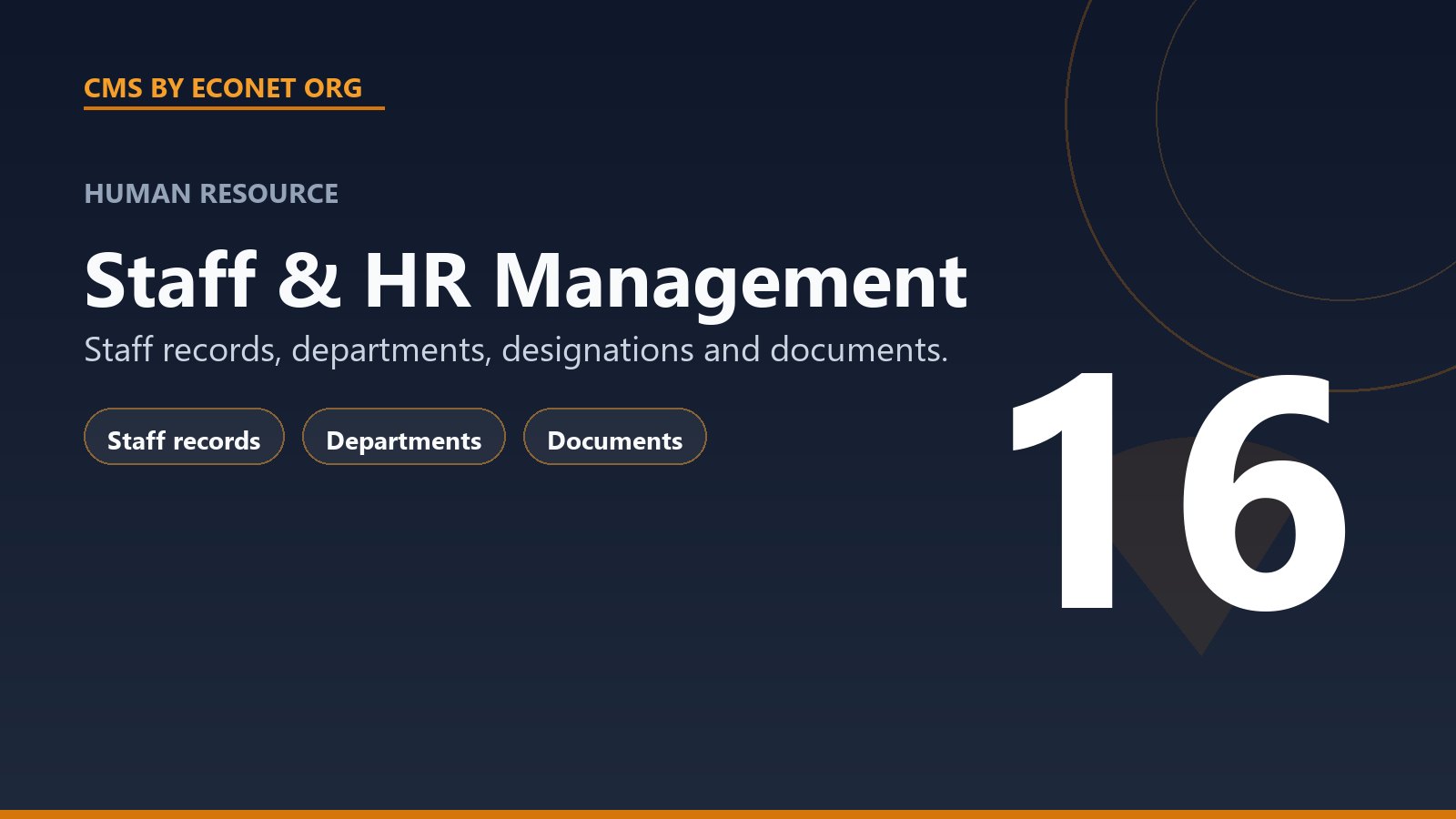 Staff & HR Management