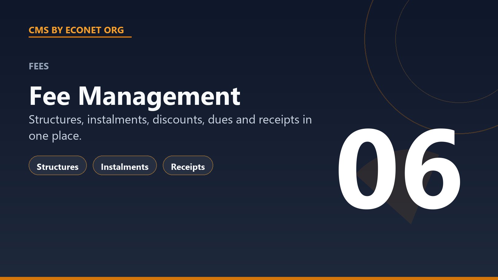 Fee Management